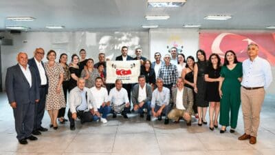 Pelikan Kafe Restoran’da Muhtarlar Günü dolayısıyla 26 Mahalle muhtarı ile