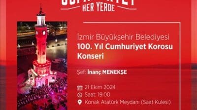 İzmir Büyükşehir Belediyesi, 29 Ekim Cumhuriyet Bayramı kutlamalarını “Cumhuriyet Her
