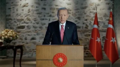 Cumhurbaşkanı Recep Tayyip Erdoğan, ülke sınırları içinde, bölgede, dünyada barışın,