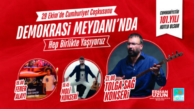 Narlıdere, 29 Ekim Cumhuriyet Bayramı’nı coşkuyla kutlayacak. Fener alayı ve