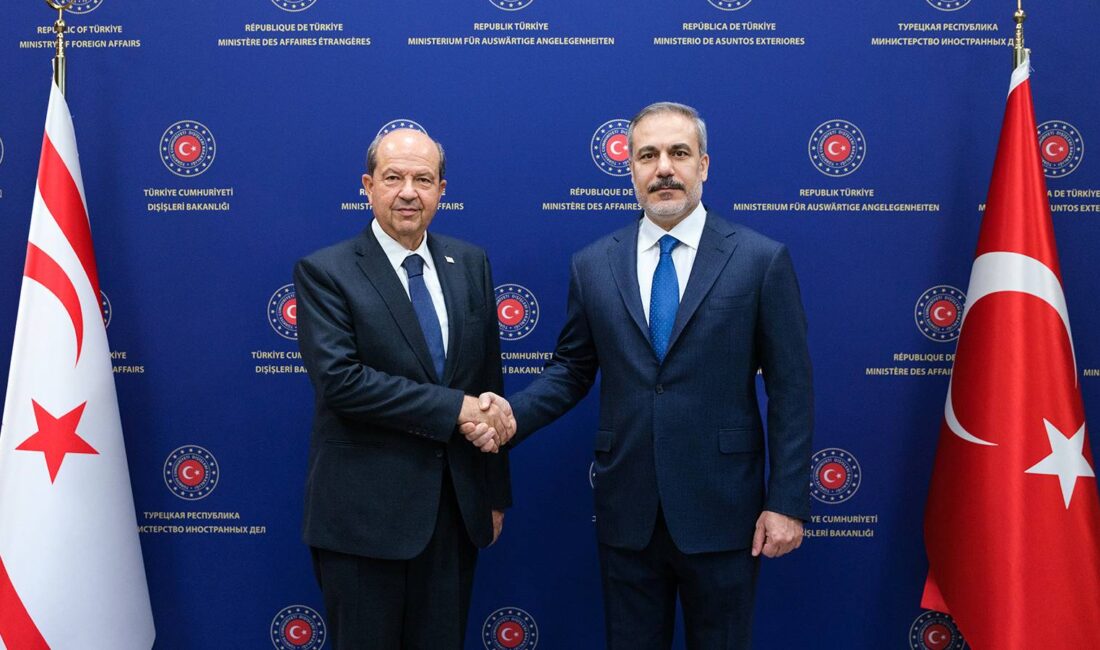 Dışişleri Bakanı Hakan Fidan, Kuzey Kıbrıs Türk Cumhuriyeti (KKTC) Cumhurbaşkanı