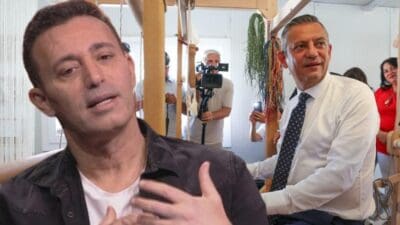 Mustafa Sandal, CHP Genel Başkanı Özgür Özel’in Hatay ziyareti sırasında