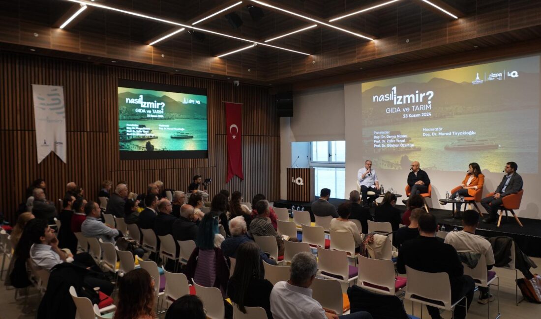 “Nasıl bir İzmir” serisi, gıda ve tarım paneli ile devam etti İzmir Büyükşehir Belediyesi İzmir Planlama Ajansı (İZPA) tarafından şehrin uzun
