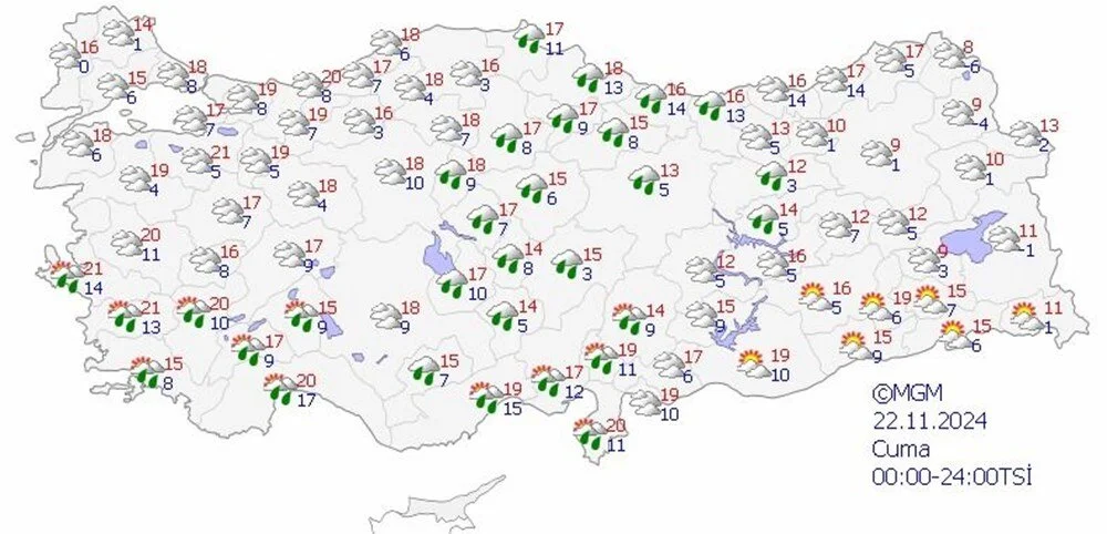 Kara kış kapıya dayandı! Sıcaklıklar 10-12 derece düşüyor, kar geliyor - 10
