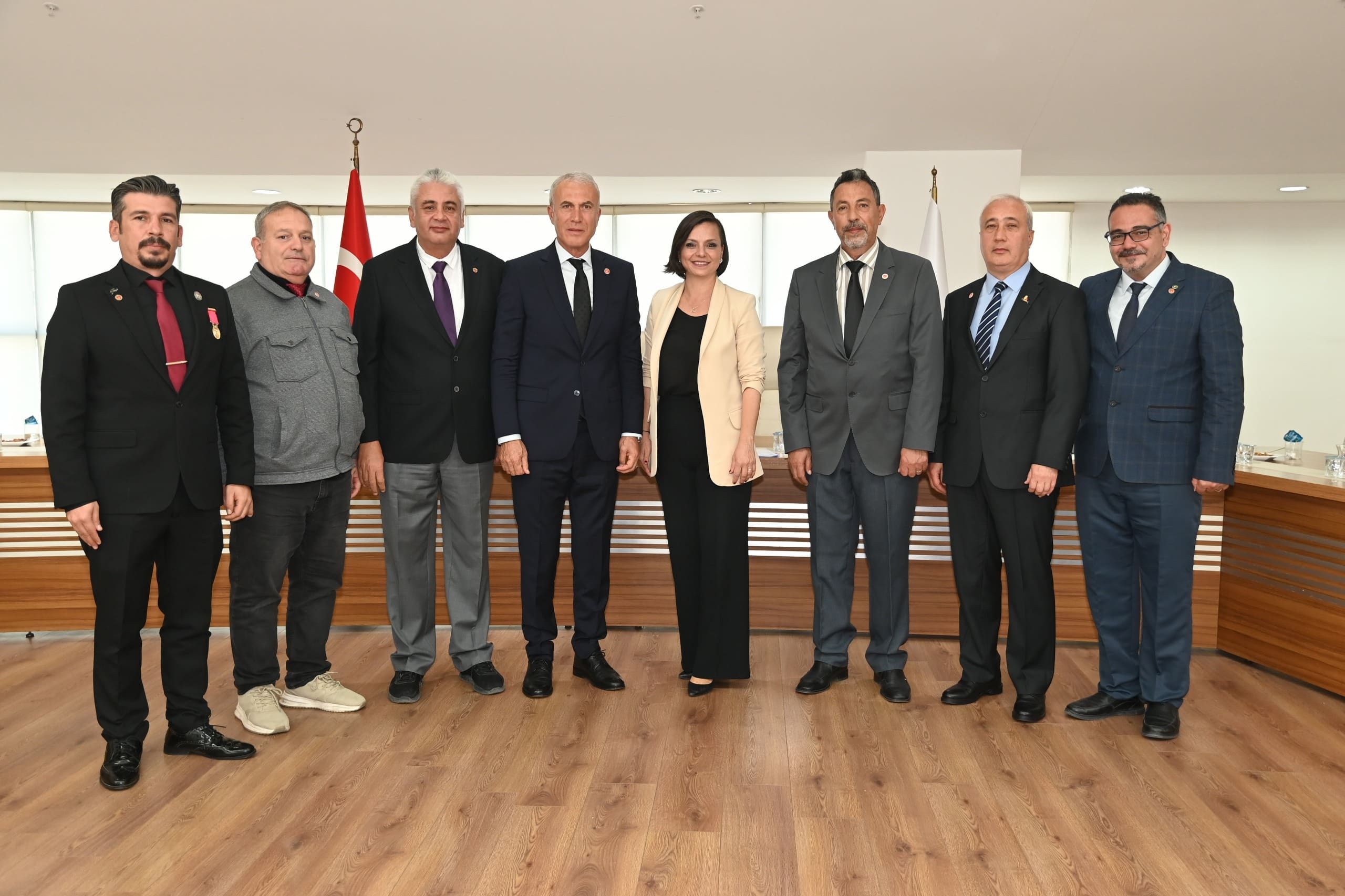 TEMAD tam kadro Başkan Helil Kınay’ı ziyaret etti