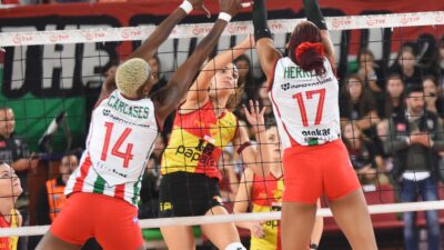 Kadınlar Voleybol 1’inci Ligi’nde zirve mücadelesi veren Karşıyaka ile Göztepe