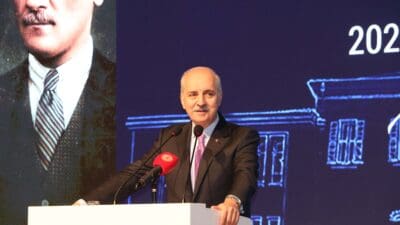 Türkiye Büyük Millet Meclisi (TBMM) Başkanı Numan Kurtulmuş, “Gazze, insanlık