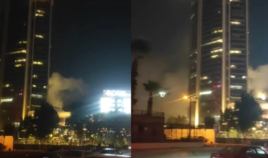 İzmir Konak’taki Ege Perla AVM’de yangın çıktı. Olay yerine çok
