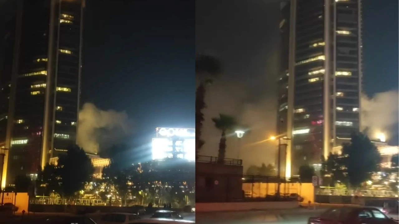 İzmir Konak’taki Ege Perla AVM’de yangın çıktı. Olay yerine çok