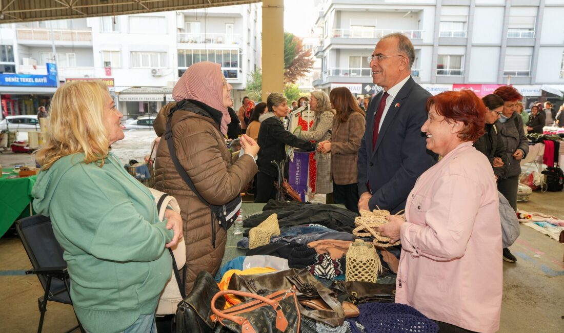Gaziemir Belediyesi’nin, kadınların üretim gücüne destek sağlamak amacıyla hayata geçirdiği