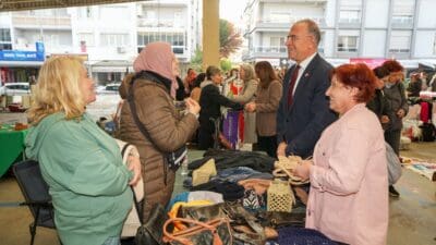 Gaziemir Belediyesi’nin, kadınların üretim gücüne destek sağlamak amacıyla hayata geçirdiği