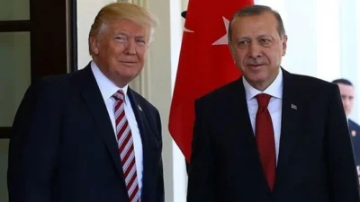 Cumhurbaşkanı Recep Tayyip Erdoğan, ABD'nin seçilmiş Başkanı Donald Trump ile