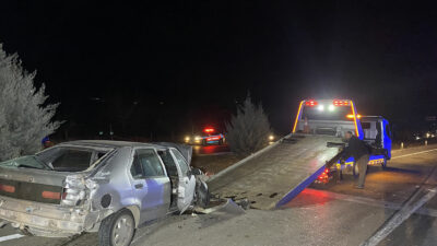 Manisa'nın Kula ilçesinde İzmir-Ankara D300 yolunda meydana gelen zincirleme kazada