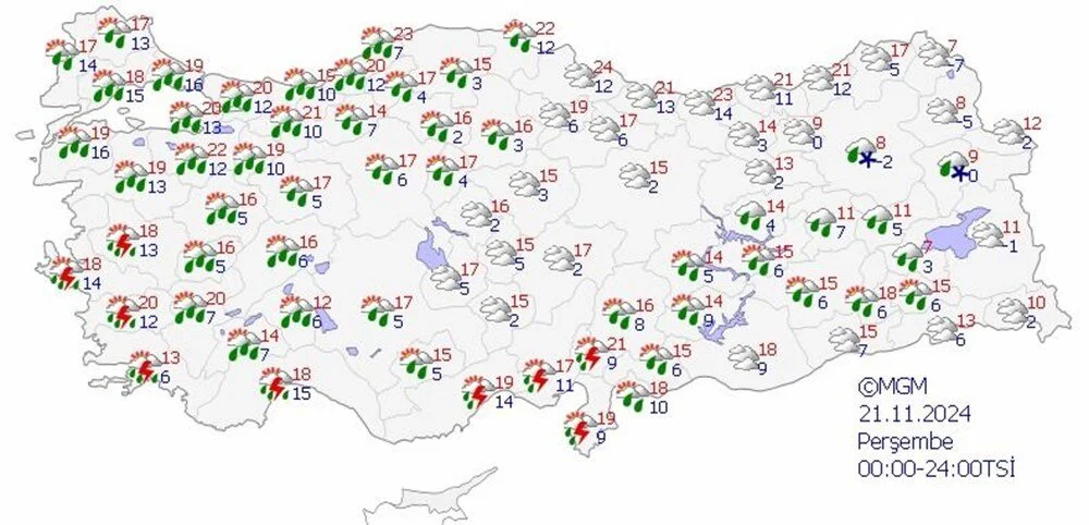 Kara kış kapıya dayandı! Sıcaklıklar 10-12 derece düşüyor, kar geliyor - 9