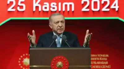 Cumhurbaşkanı Recep Tayyip Erdoğan, kadına şiddetin insanlığa ihanet olduğunu söyledi.