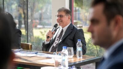 İzmir Büyükşehir Belediye Başkanı Dr. Cemil Tugay, Kınık'ta yaptığı koordinasyon