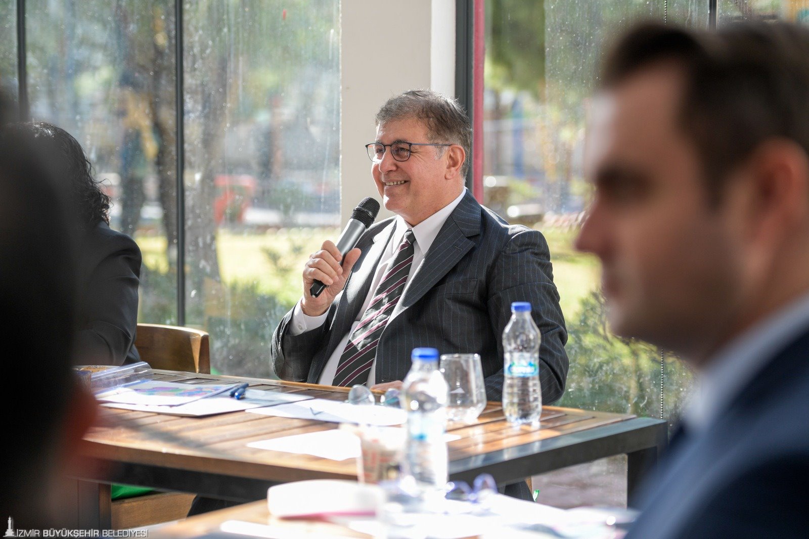 İzmir Büyükşehir Belediye Başkanı Dr. Cemil Tugay, Kınık'ta yaptığı koordinasyon