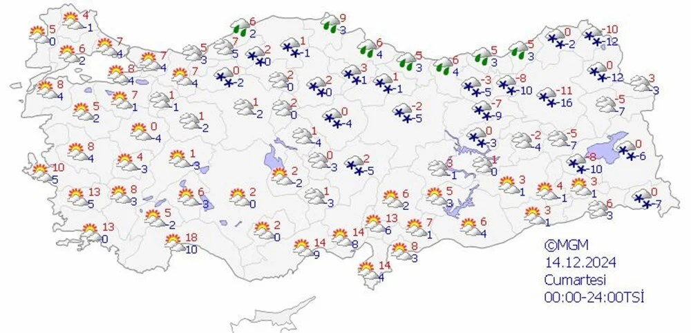 Kara kış kapıya dayandı: Sıcaklıklar 10-13 derece düşüyor, kar geri geliyor! - 11