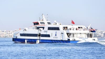 İzmir Büyükşehir Belediyesi İZDENİZ Genel Müdürlüğü, hafta içi yolcu gemisi