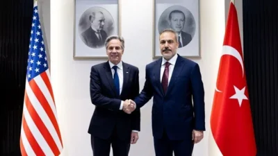 Dışişleri Bakanı Hakan Fidan, ABD Dışişleri Bakanı Antony Blinken ile