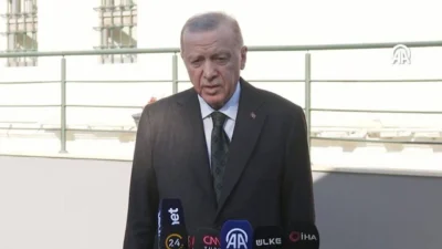 Cumhurbaşkanı Erdoğan, Suriye'deki muhaliflerin ilerleyişi ve İsrail'in Gazze'deki saldırıları hakkında