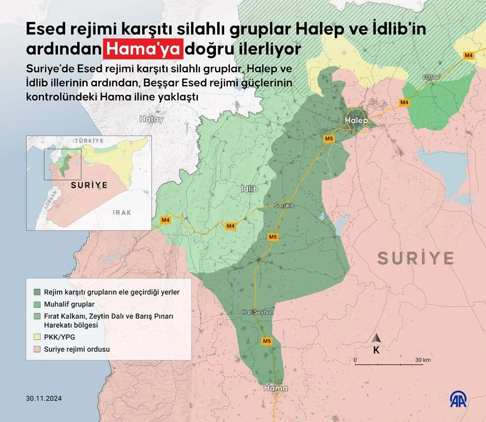 Suriye'de çatışmalar: Halep ve İdlib'den sonra silahlı muhaliflerin yeni hedefi Hama | Esad'dan ilk açıklama - 2