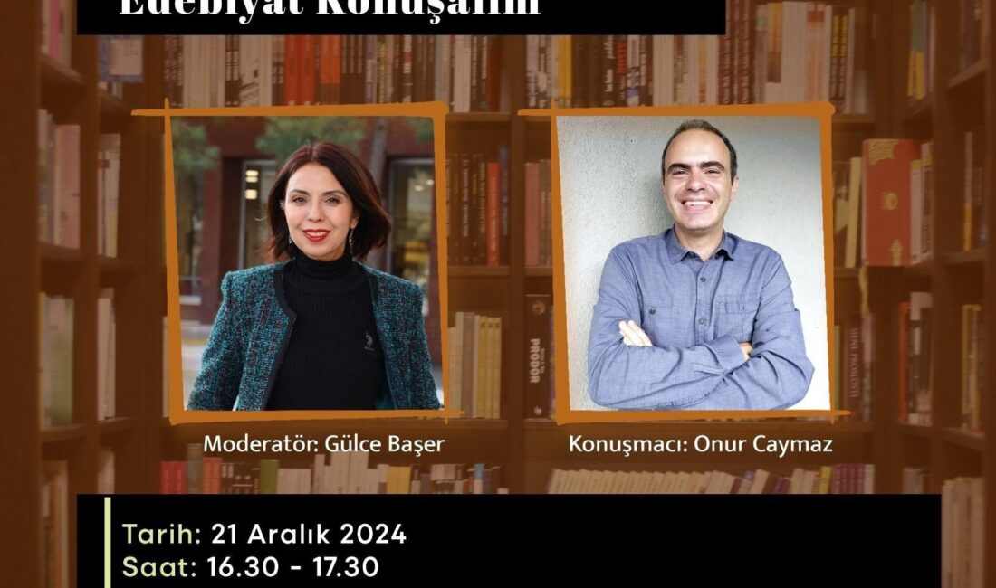 İzmir Büyükşehir Belediyesi Edebiyat Söyleşileri’nde yılın son buluşması, yazar Onur
