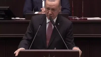 Cumhurbaşkanı Recep Tayyip Erdoğan, partisinin grup toplantısında yaptığı konuşmada İzmir