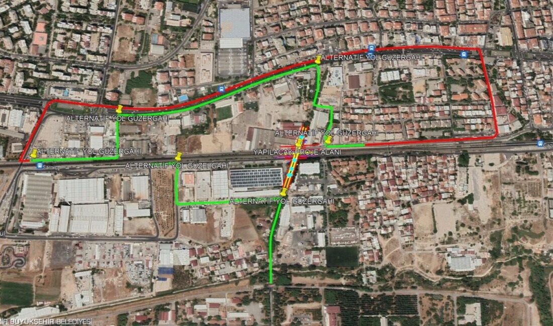 İzmir Büyükşehir Belediyesi, yaklaşık 50 milyon liralık yatırımla Gaziemir’de trafik