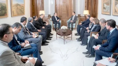 İran Dışişleri Bakanı Abbas Arakçi, Suriye Devlet Başkanı Beşar Esad