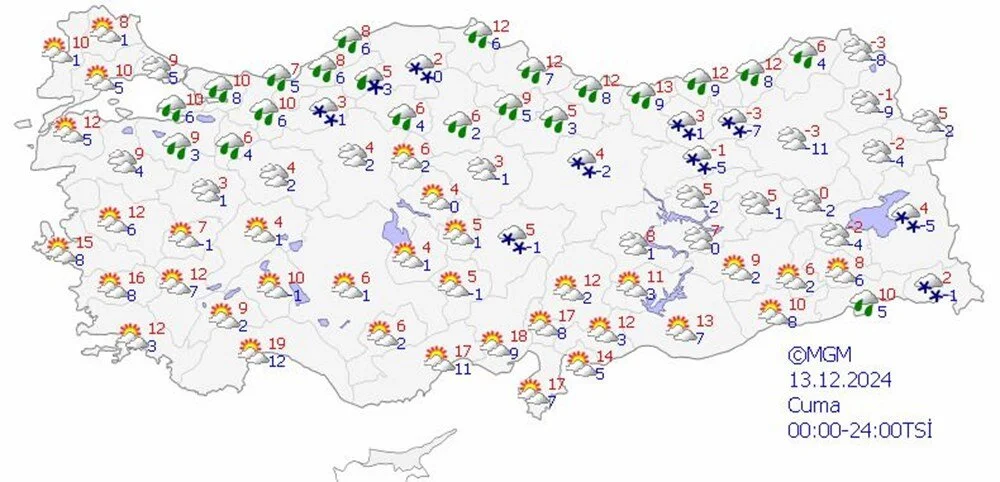 Kara kış kapıya dayandı: Sıcaklıklar 10-13 derece düşüyor, kar geri geliyor! - 10