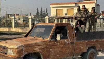 Suriye'nin başkenti Şam, Heyet Tahrir el Şam (HTŞ) öncülüğündeki grupların