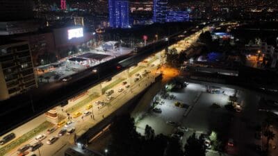 Yapımı süren Buca Onat Tüneli Projesi kapsamında tamamlanarak trafiğe açılan