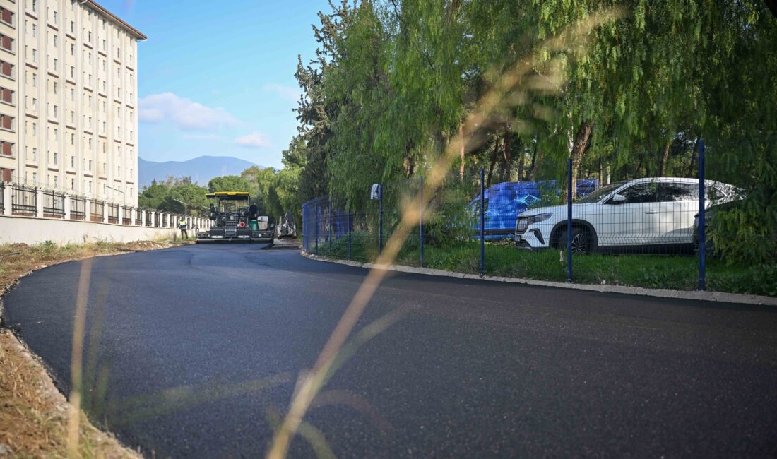 Bornova Belediyesi, Ege Üniversitesi Kampüsü iç yolunu yenileyerek hem eğitim