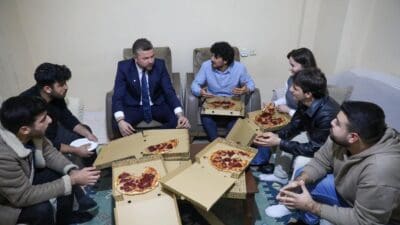 Üniversite kenti Buca’nın Belediye Başkanı Mimar Görkem Duman, öğrenci evine