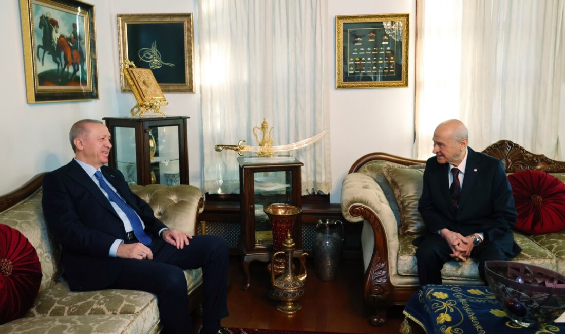 Cumhurbaşkanı Erdoğan ve MHP lideri Bahçeli, yeni yılın ilk yüz