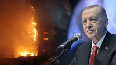 Kartalkaya'daki bir otelde yaşanan yangın faiciasına ilişkin Cumhurbaşkanı Erdoğan'dan ilk