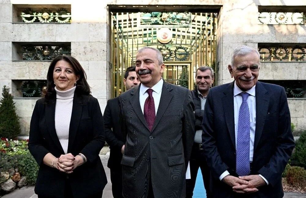 DEM Parti heyeti, terör örgütü elebaşı Abdullah Öcalan ile yaptığı