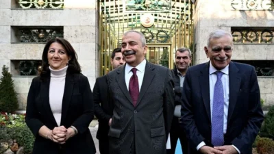 DEM Parti heyeti, terör örgütü elebaşı Abdullah Öcalan ile yaptığı