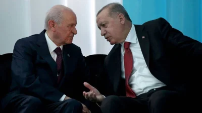 Cumhurbaşkanı Recep Tayyip Erdoğan ile MHP Genel Başkanı Devlet Bahçeli