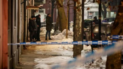 Karadağ'da ülkenin eski başkenti Çetine'de 45 yaşındaki saldırgan, bir eğlence