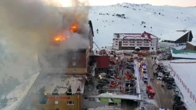 Kartalkaya’daki yangın felaketine ilişkin soruşturma genişletildi. Savcılık, felaketin yaşandığı otelin