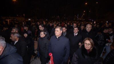 İzmir Büyükşehir Belediye Başkanı Dr. Cemil Tugay, 6 Şubat 2023
