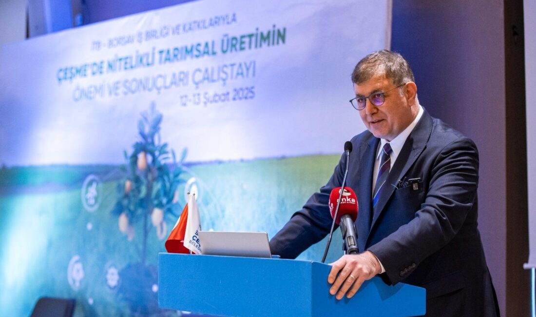 İzmir Büyükşehir Belediye Başkanı Dr. Cemil Tugay, Çeşme Belediyesi tarafından