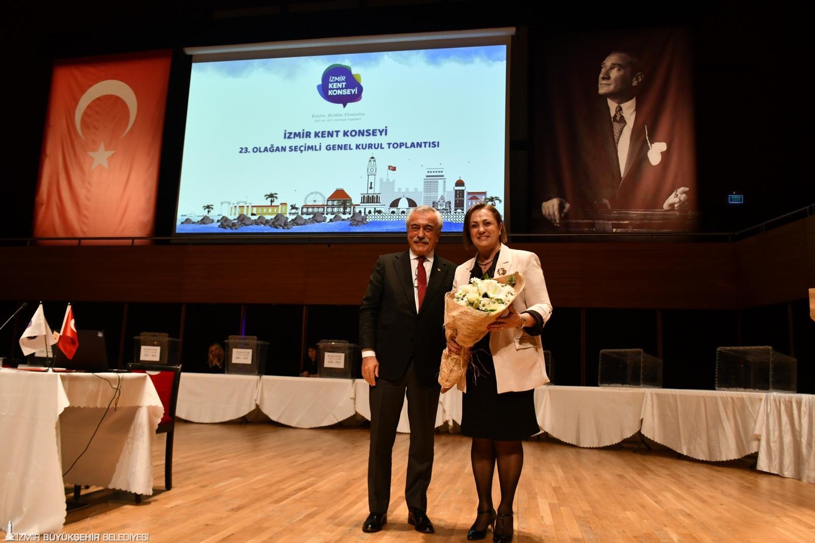 İzmir Kent Konseyi’nin 23. Seçimli Genel Kurulu Ahmed Adnan Saygun