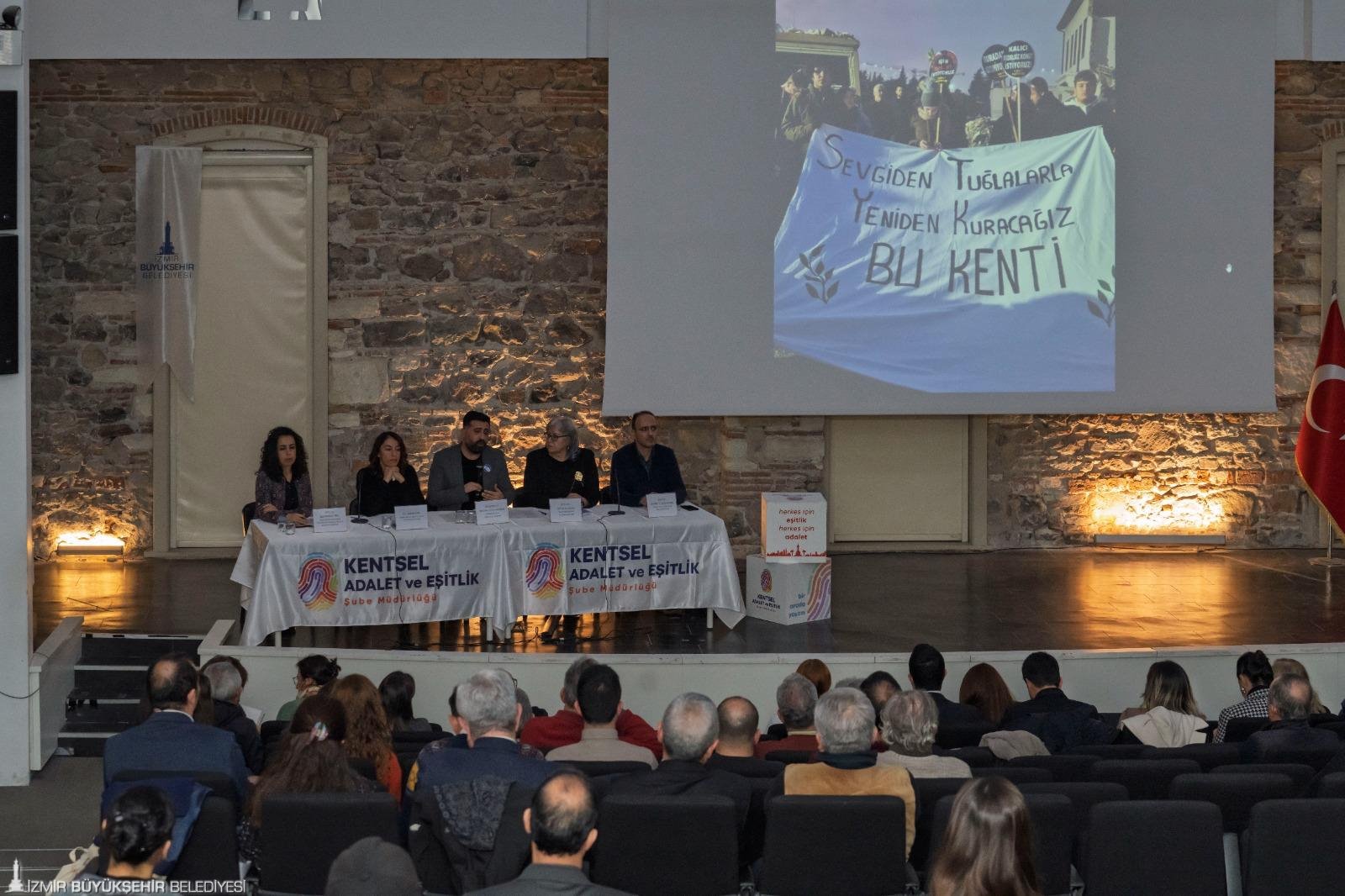 İzmir Büyükşehir Belediyesi'nin Dünya Sosyal Adalet Günü kapsamında Mimarlar Odası