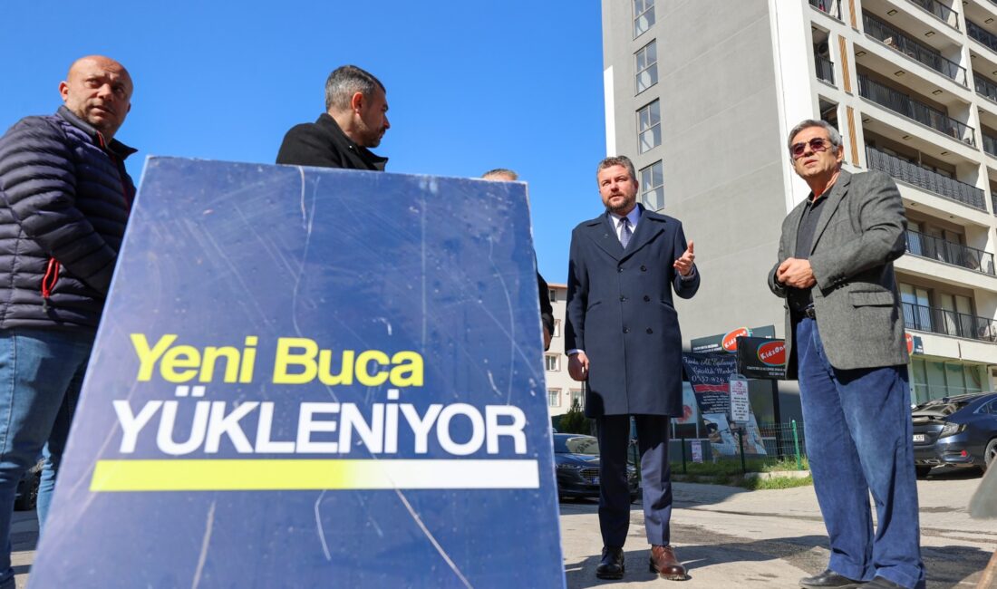 Buca’daki üst yapı sorunlarını çözmek için projelerini hayata geçiren Belediye