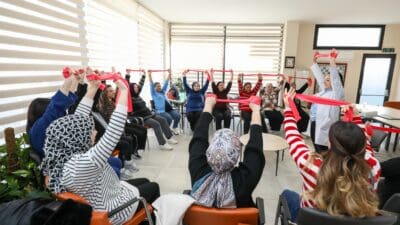 Gaziemir Belediyesi’nin, anne adaylarının sağlıklı bir hamilelik geçirmeleri, hamilelikte ve