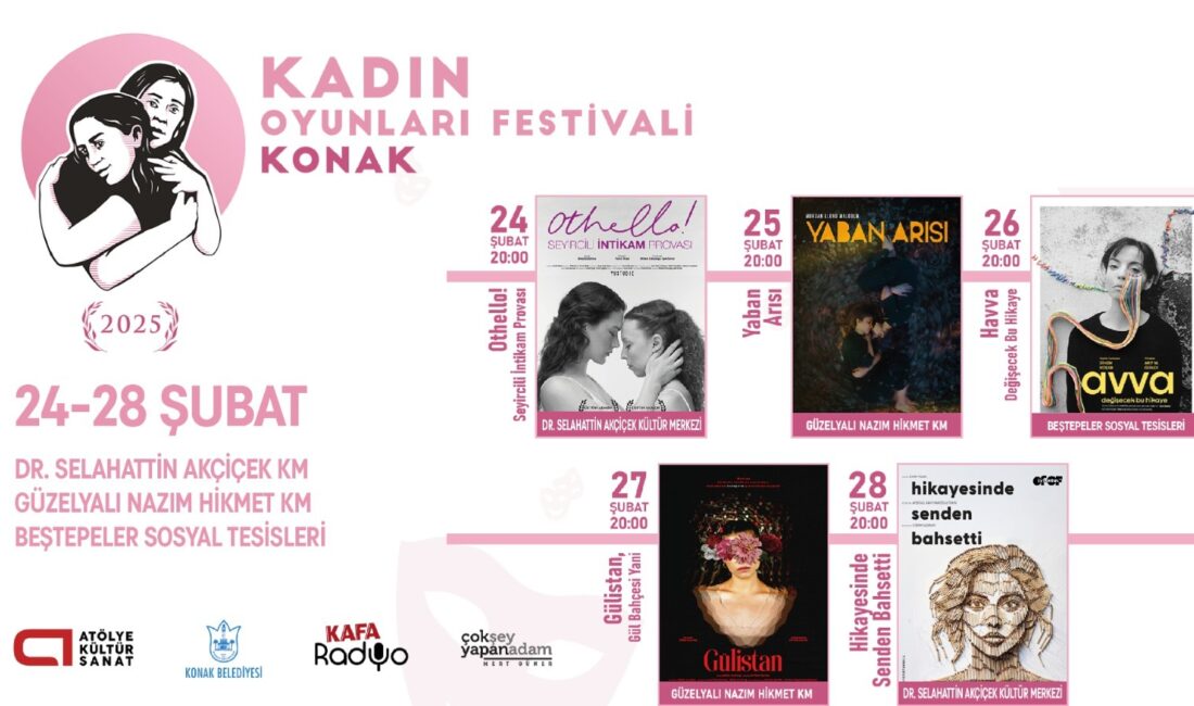 Konak Belediyesi, Türkiye’nin ve Avrupa’nın kadın temalı tek tiyatro festivali