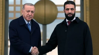 Cumhurbaşkanı Recep Tayyip Erdoğan, Beştepe'de Suriye'nin yeni lideri Ahmed Şara